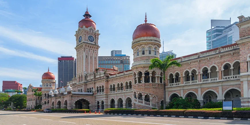 Sultan Abdul Samad Building at Merdeka Square in Kuala Lumpur