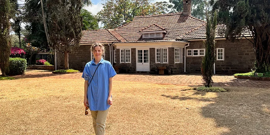 Ingun from TourCompass visits the Karen Blixen Museum in Nairobi