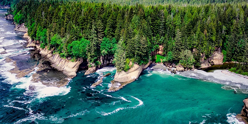 Pacific Rim on Vancouver Island in western Canada