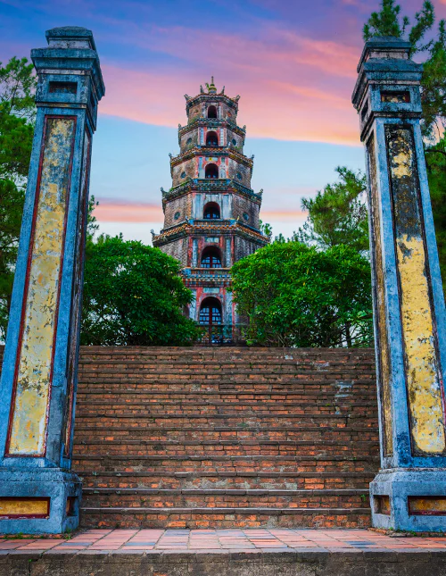 Thien Mu Pagoda in Hue, Vietnam