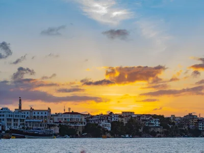 The coastline of Mombasa