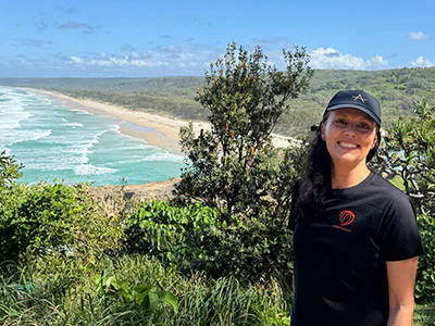 Christina on Straddie – the world’s second-largest sand island