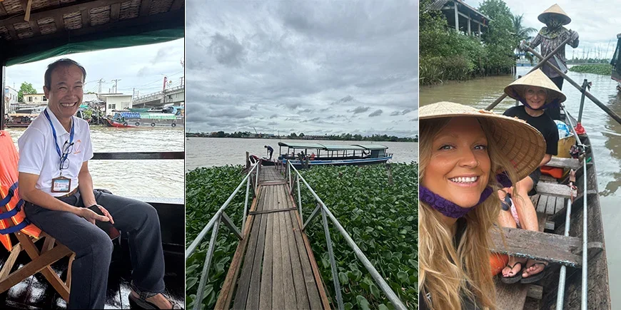 Millie in the Mekong Delta