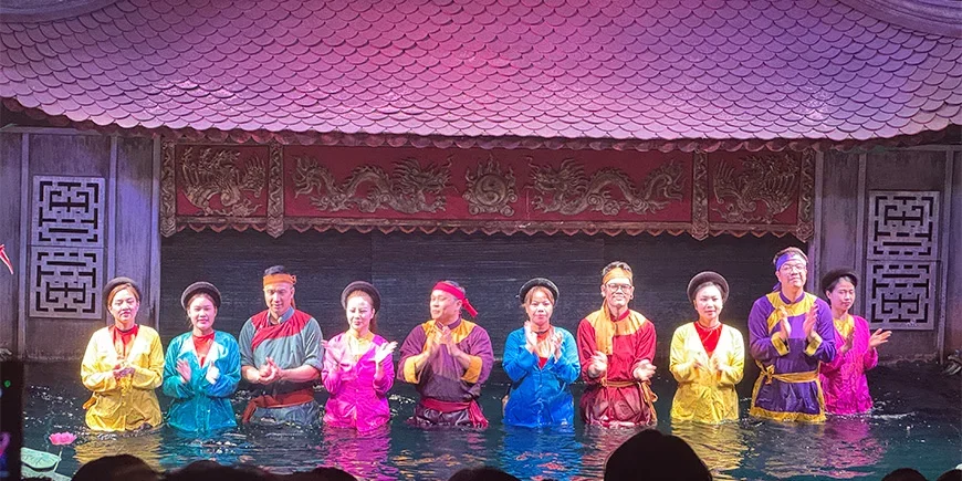 Water puppet show in Hanoi