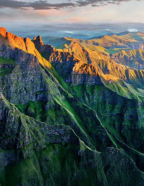 The Drakensberg in South Africa.