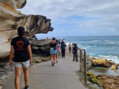 Christina, Product Manager at TourCompass, walks the Coogee to Bondi trail