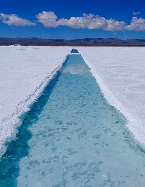 water fence on salar