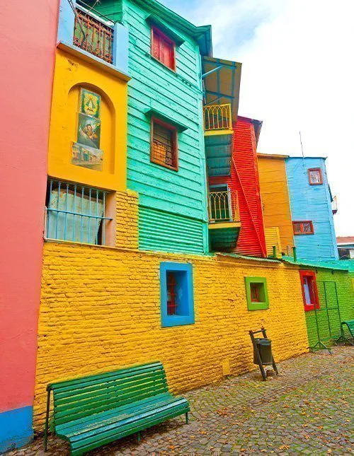 Colorful La Boca in Buenos Aires