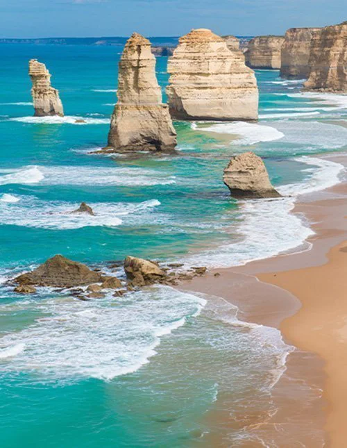 The Twelve Apostles on the Great Ocean Road in Australia