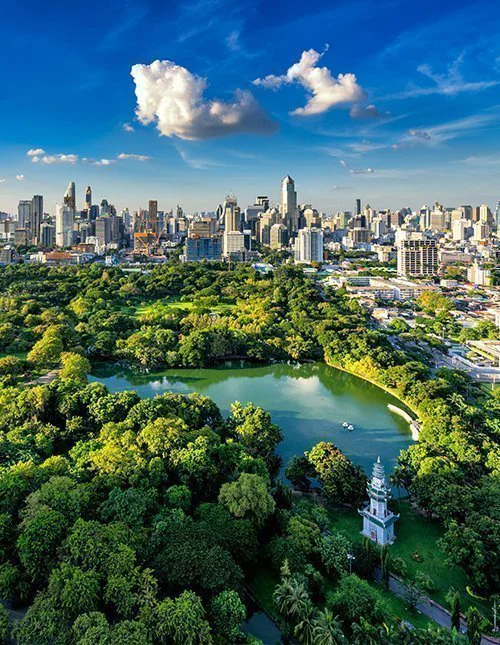 Green oasis in the heart of Bangkok